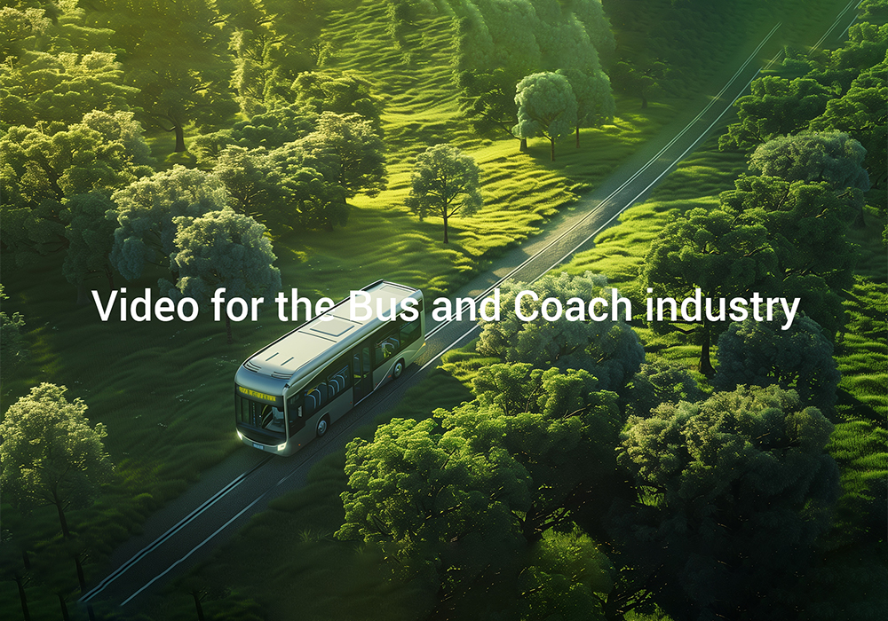 This is the thunbnail for the blog post - Video for the bus and coach industry
