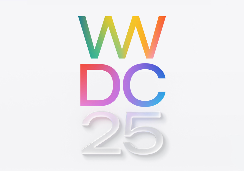 WWDC25 logo – Apple Worldwide Developers Conference 2025 official branding in rainbow gradient style